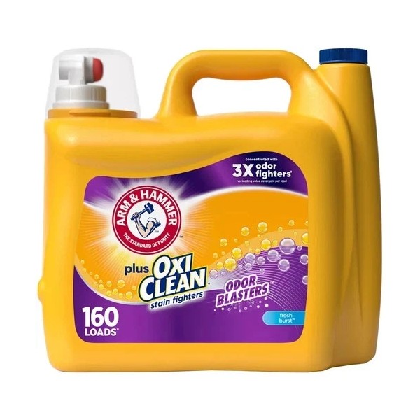 Arm Hammer Plus OxiClean Odor Blasters Liquid Laundry Detergent 208