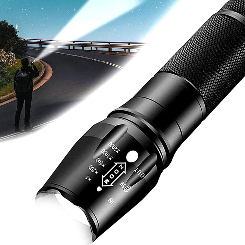 PUNLIM LED Torch Flashlight Super Bright 5 Modes Waterproof Tactical