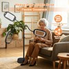 30X/10X Floor Magnifying Glass with Light and Stand, 45 LED