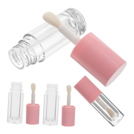 BIUDECO 5pcs Empty Lip Gloss Tubes with Refillable Containers for Lip Oil Lightweight Travel-friendly Leak Design for Easy Viewing of Contents
