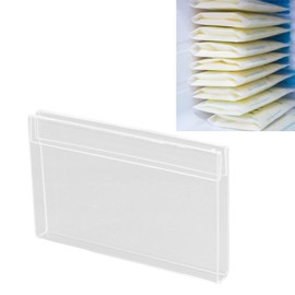 Flat Breastmilk Freezer Storage Organizer, Milk Bags Organizer for 3oz, 4oz, 5oz, 6oz Breastmilk Storage Bags, 3mm Acrylic Freezer Storage Tray