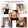 3 Pairs Bra Strap Clips Bra Strap Holders for Slipping