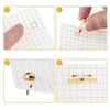 Ieron 200 Pcs Brads Paper Fasteners Mini Round Metal Scrapbooking