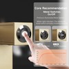 Z&Zhanle Electric Heated Towel Rack, Gold Finish, Wall Mounted Bathroom