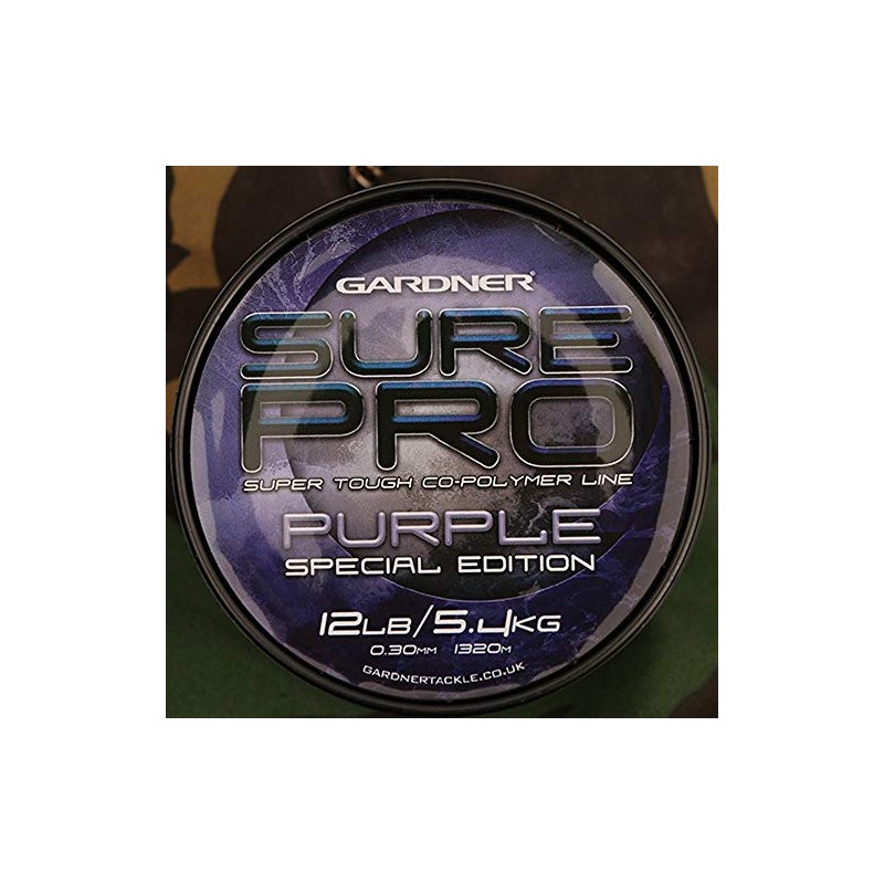 Gardner Tackle Sure Pro Purple Mainline - Carp Pike Coarse
