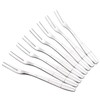 Bringer 12-Piece Stainless Steel Mini Appetizer Forks, Small Fruit Forks
