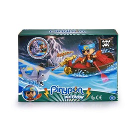 Pinypon Action - Pirate Ship with 2 Figures for Boys and Girls from 4 to 8 Years (Famosa 700015587)