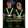 ZAPLIT Running Chest Light 500LM USB-C Hi Vis Vest 2-Colour