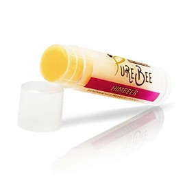Lip Balm Raspberry with Beeswax & Propolis, Natural Lip Care Handmade in Baden-Württemberg, with Jojoba, Avocado & Apricot Kernel Oil, PureBee (Raspberry, 1 Pen)