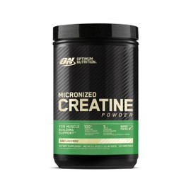 ON Creatine Powder, 100% Pure Creatine Monohydrate, 21.2 oz (600 g), Unflavored, Optimum Nutrition