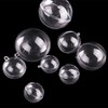 BetterJonny 20pcs Ornaments Balls 10cm Hollow Fillable Ball Ornaments Clear