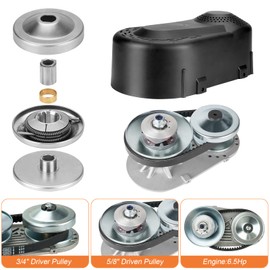 Torque Converter 30 Series Mini Bike 2-7Hp Go Kart CVT Clutch 3/4 inch 10T #40/41/420&12T #35 Chain Drive Belt Pulley for Predator 212cc, Manco Comet TAV2 Mini Bike Engine Replace for 219552A 218353A
