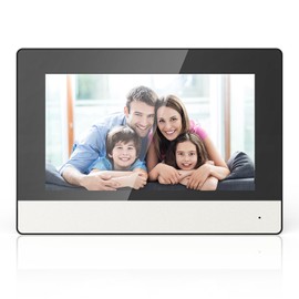 DS-KH6320-WTE1 HIK IP Based Video Door Phone/Bell Network Indoor Station 7-inch Colorful TFT Screen Built-in Microphone&Loudspeaker,Remote Unlock,No Monthly Fees,Standard PoE