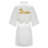 Satin Kimono Robe Women – Silk Bathrobe Bridal, Lounge Robe