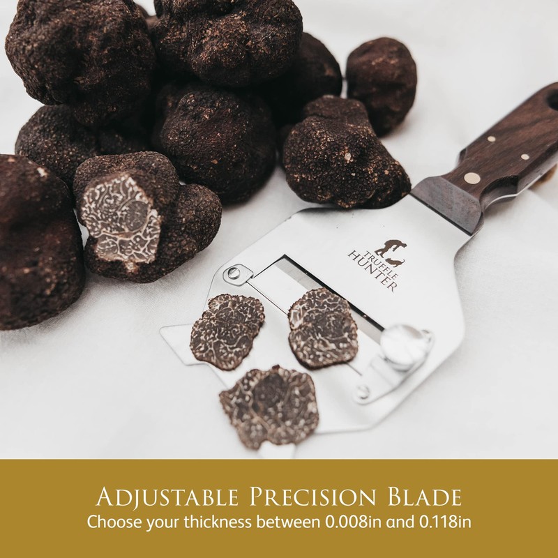 TruffleHunter - Professional Truffle Shaver - Stainless Steel Adjustable Mandoline