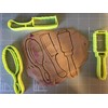 5 Piece Beauty Salon Hair Stylist Cookie Cutter Set