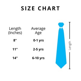 tiemart Boys' Zipper Ties (14 inch, Navy Blue and Silver Striped)