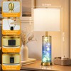 26" Modern Bedside Table Lamps Set of 2 for Bedroom