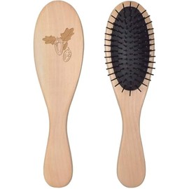 'Oak Leaves & Acorns' Wooden Hairbrush (HA00049702)