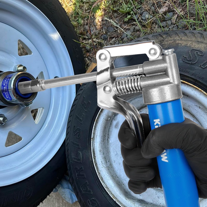 KRETLAW Mini Grease Gun (3000PSI) with Double 3oz Cartridge Grease