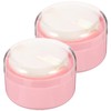 NOLITOY 2pcs After-Bath Empty Puff Box, Body Powder Container Puff