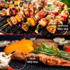 Grill Mat Set, 4 Piece Grill Mat Set, Grid Grill