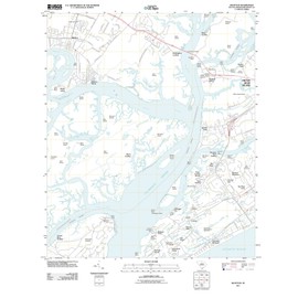 South Carolina Maps - 2011 Bluffton, SC - USGS Historical Topographic Wall Art : 24in x 30in, Large Wall Art Map