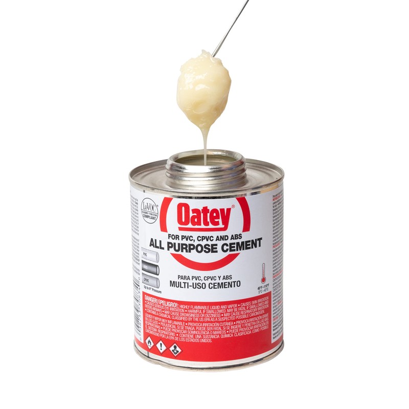 Oatey, 8-Ounce, Milky-Clear 30821 Cement