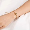 Qings, golden zodiac sign bracelet, with a charm, adjustable constellation