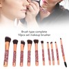10pcs Makeup Brushes Set Soft Bristles Portable Cosmetics Tool Kits