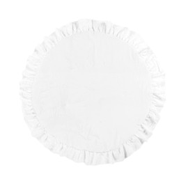 Lush Decor Baby Round Ruffle Play Mat Single 36" Diameter, White