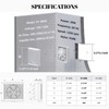SAILFLO 8 Inch Window Shutter Exhaust Fan, 9.5 x 9.5