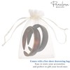 Parcelona French (Set of 2) Wide 1 Inch Tortoise Shell