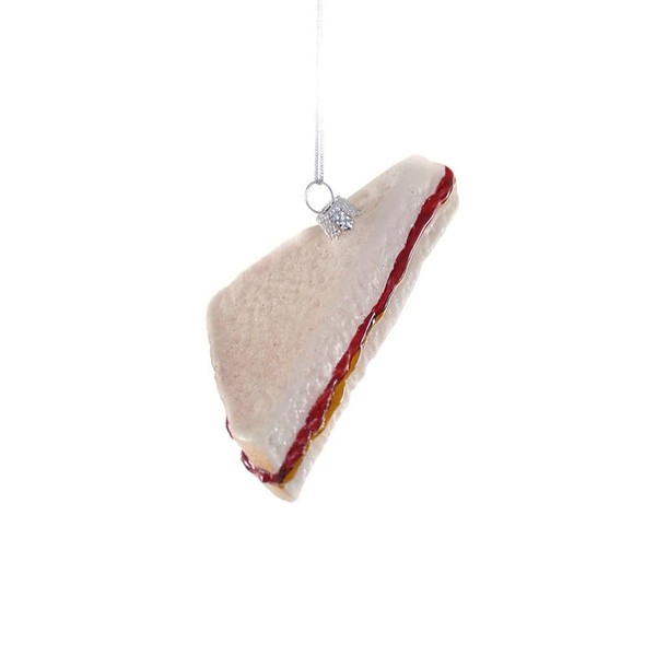 The Bridge Collection Peanut Butter and Jelly Sandwich Christmas Ornament