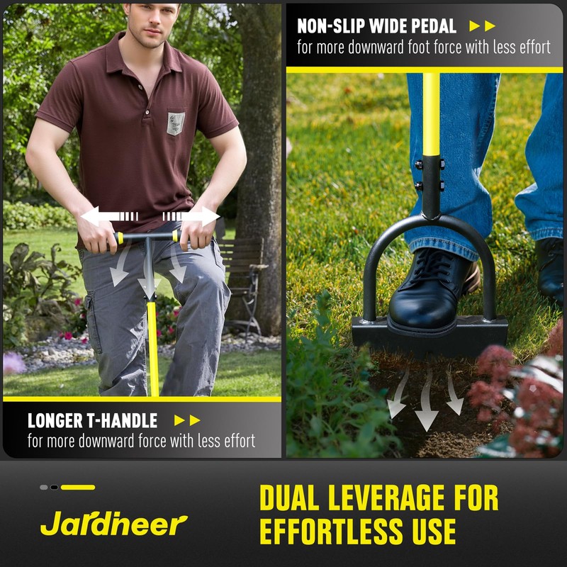 Jardineer Edger Lawn Tool Manual, Manual Half Moon Edger with