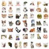 Vicloon 100 PCS Cute Cat Emoji Stickers, Waterproof Stickers for