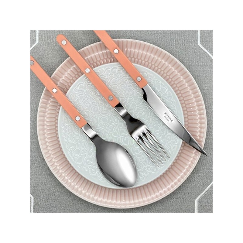 Bistro Shiny Nude Pink Dinner Set 3p / 비스트로 샤이니