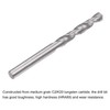 sourcing map Solid Carbide Drill Bits, 3.5mm C2/K20 Tungsten Carbide