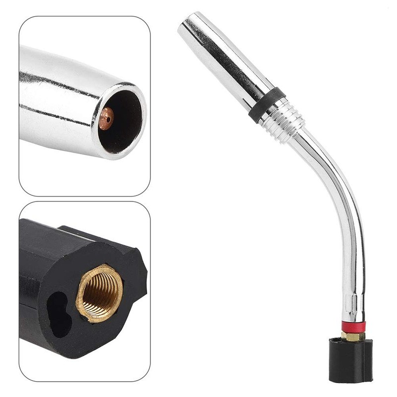 Swan Neck Brass MIG Gun Welding Torch Consumables for Binzel