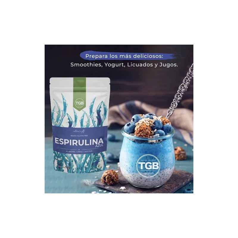 Espirulina Azul En Polvo 1 Kg.