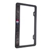 1Pc Camaro 3D Emblem Black Stainless License Plate Frame Rust