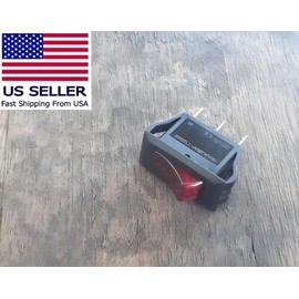 Twin Star  Heater Toggle Switch for Twin Star Fireplace Models #(23EF020GRA) #(33EF003GRA)