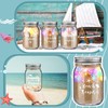 3 Pcs Beach Sand Jar Mason Seashell Jars 380 ml