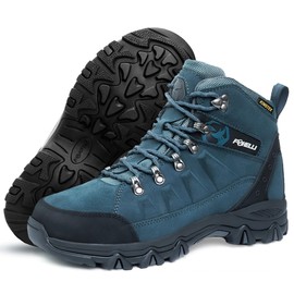 Foxelli Women’s Hiking Boots - Waterproof Lightweight & Breathable Suede Leather