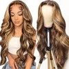QUANDIAN 13x6 Body Wave Lace Front Wigs Human Hair Pre