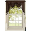 All American Collection New Attached Solid Faux Silk Double Waterfall