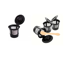 Mr. Gadget's Solutions Universal Refillable Coffee Filters – Reusable Pods for Single-Serve Machines