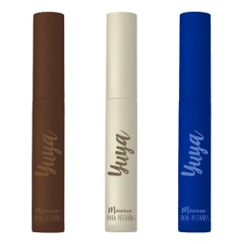 Pack X3 Máscaras Pestañas 10 Aceites Negra Café Azul Yuya