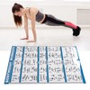 60x90cm Workout Charts Clear Rugged Easy Reading Bodyweight Exercises Poster