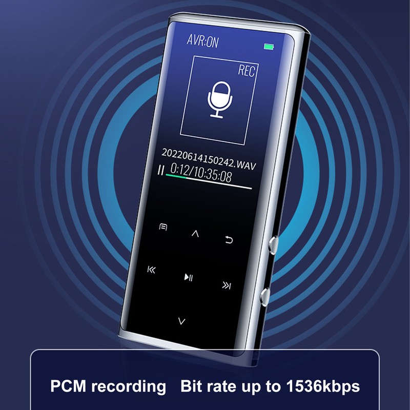 Voice Activated Recorder AI Smart HD Noise Reduction Bluetooth Speech